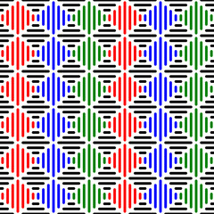 Colorful tartan plaid stripes seamless pattern background vector. Tribal ethnic fabric pattern design. Wall and floor ceramic tiles pattern.