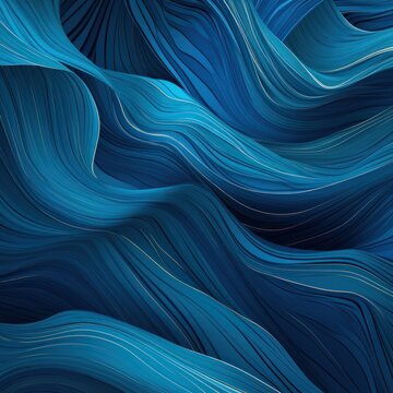Azure organic lines as abstract wallpaper background design © Lenhard