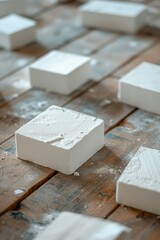Styrofoam Board Detail: Versatile Material for Packing and Insulation Projects. Expanded polystyrene plates. A stack of building materials for house insulation.