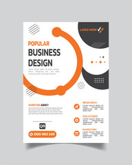 Lovely Creative Business Flyer and Realistic Business Poster Modern A4 Poster