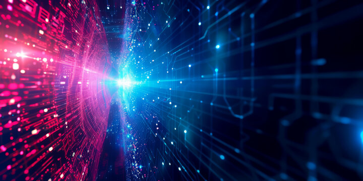 quantum computing concept abstract wallpaper