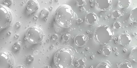 Soap foam of detergent with bubbles