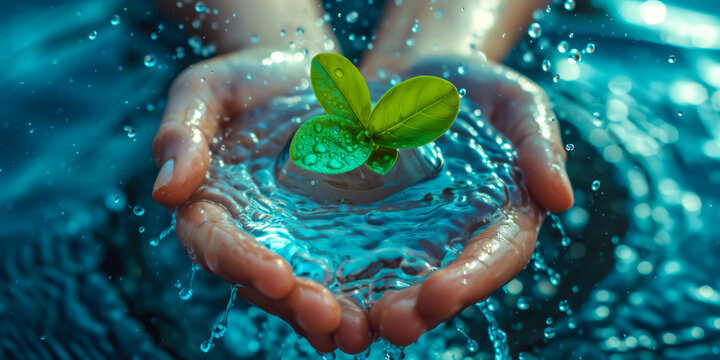 Raise funds for clean water quench thirst. social responsibility concept