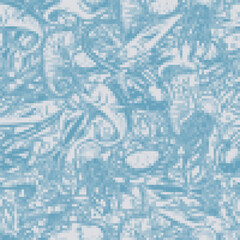 Ocean animals pattern seamless monochrome
