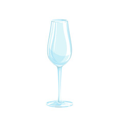 empty glass for desert wine
