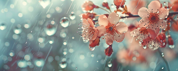 rain on a spring day