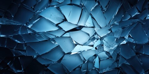 Mosaic-Like Cracked Glass Wallpaper Texture Background