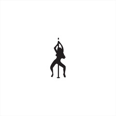 Fototapeta na wymiar Illustration vector graphic of pole dances icon