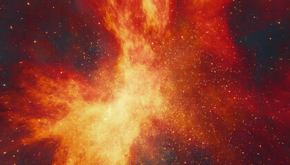 BACKGROUND WALLPAPER 3d illustration fire particles galaxy