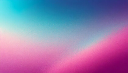 Blue pink grainy poster background vibrant color gradient banner backdrop, copy space