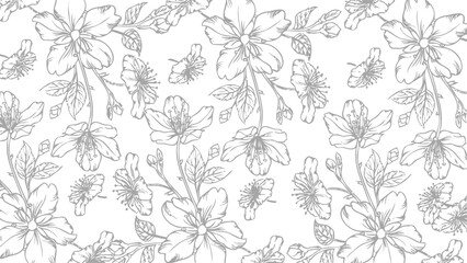 floral seamless pattern background.
