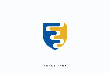 security shield secure protection vector logo