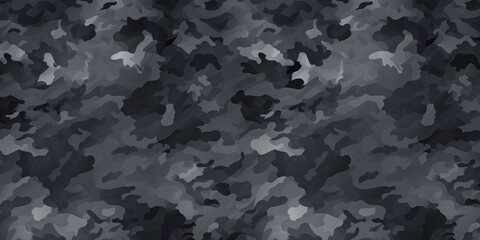 Digital Gray camo pattern wallpaper background - obrazy, fototapety, plakaty