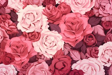 Digital Rose camo pattern wallpaper background