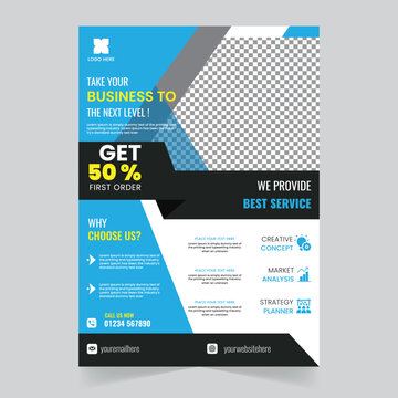 Print Ready Customizable Corporate Business Flyer Design Templates