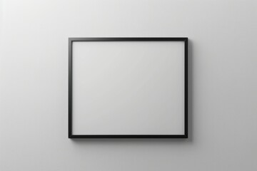 Obraz premium Sleek and Sophisticated Modern Blank Photo Frame Mockup Elevate Your Art Display with Contemporary Elegance