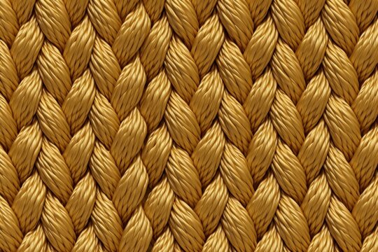 Gold rope pattern seamless texture