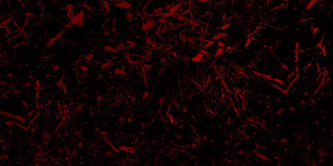 Red Grunge Scratched Texture. Beautiful abstract red  fire particle burn effect sparkles pattern grunge marble on black background. abstract natural marble red and black background tuxture