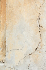 Old grunge vintage cracked wall texture background