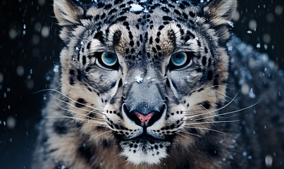 Portrait of Snow Leopard