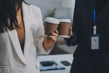 Business Team Coffee Break Relax Concept