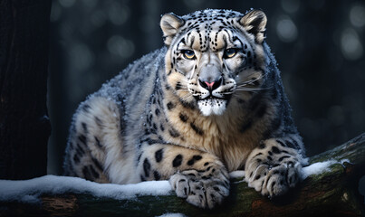 Portrait of Snow Leopard