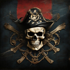 horror battle pirates sign ai created