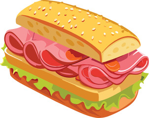 cereal sandwich filled with mortadella-