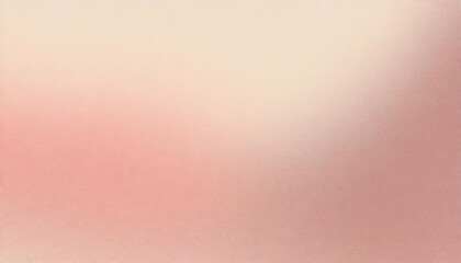 Pink beige grainy gradient subtle pastel colors blurred background, noise texture copy space