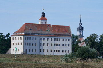 Fototapeta na wymiar Schloss Pretzsch in Sachsen-Anhalt 