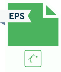EPS File format icon  roe color fill