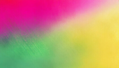 Abstract gradient background pink green yellow magenta vibrant grainy texture website header poster banner abstract design - obrazy, fototapety, plakaty
