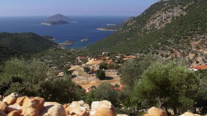 view from the top of the cliff