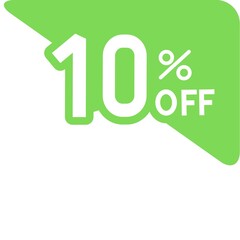 10 Persent Discount Off Icon. Discount Icon illustration, vector.  - 58