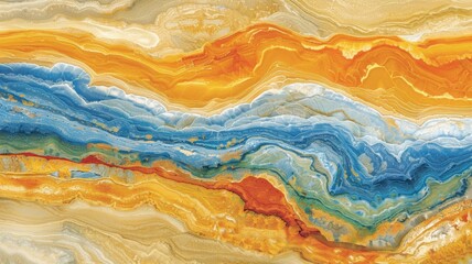 Fototapeta na wymiar Modern colorful flow poster. Wave Liquid shape color background