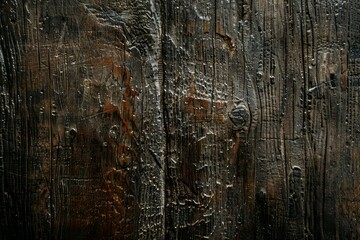 Rich and textured dark wooden surface Providing a rustic and organic backdrop Perfect for adding warmth and natural elements to any design.