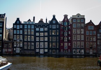 historische Häuser in Amsterdam 