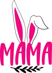 Easter Day SVG, Easter Bunny Design, Bunny Vector ,Easter day T-shirt design, Easter Christian Graphics