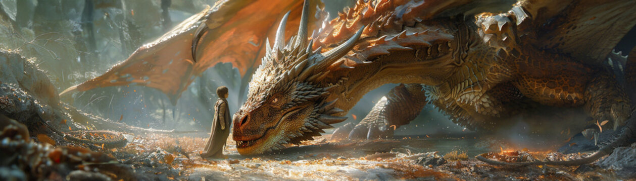 Dragon Zookeeper tending to mythical creatures in bio domes where fantasy and genetic engineering collide