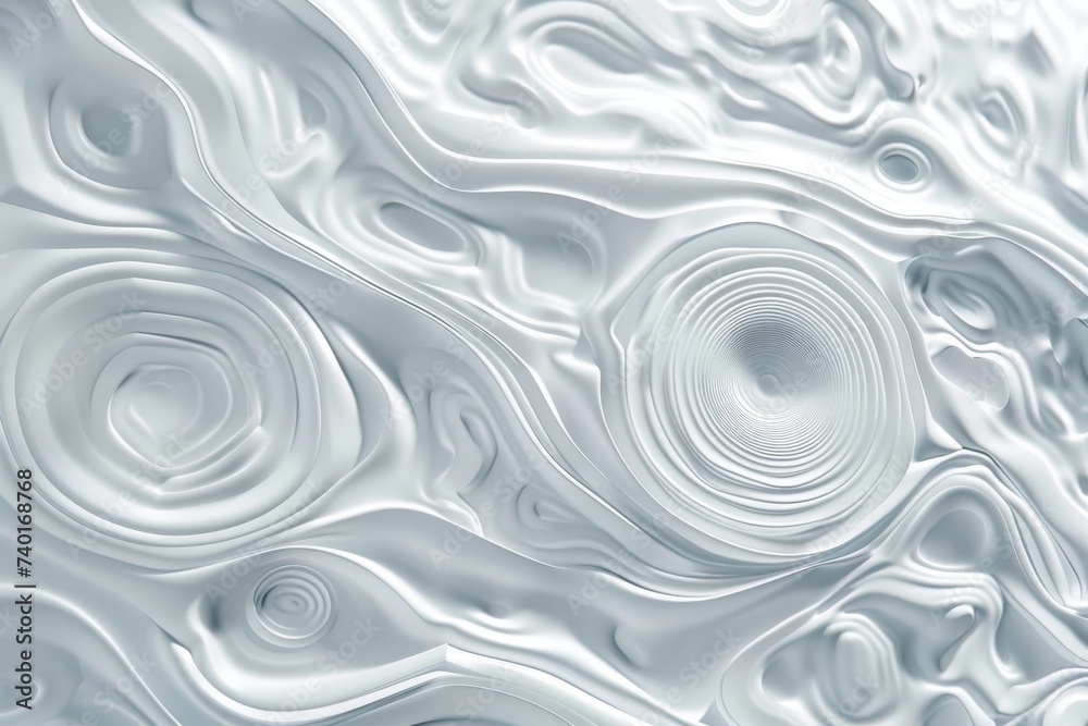 Fototapete wavy surface with intricate patterns and textures. The varying undulations create a visually captivating and dynamic composition