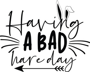 Easter Day SVG, Easter Bunny Design, Bunny Vector ,Easter day T-shirt design, Easter Christian Graphics