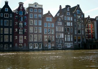 Häuserzeile in Amsterdam