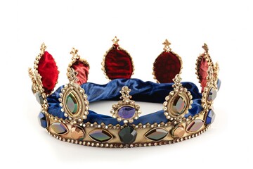 Gold crown with jewels
