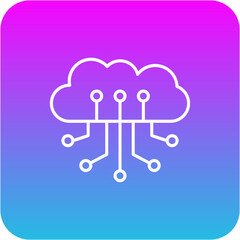 Cloud computing Icon