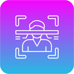 Face scanner Icon