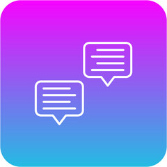 Speech bubble Icon