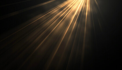Fototapeta na wymiar Abstract beautiful rays of light on black background