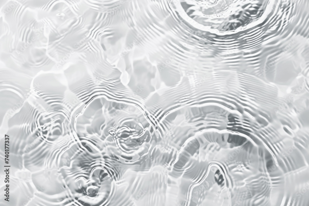 Aufkleber mesmerizing close-up of a water surface with gentle ripples, creating a symphony of fluid motion and reflections