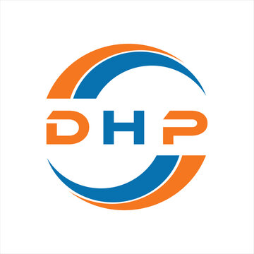 DHP letter design. DHP letter technology logo design on white background. DHP Monogram logo design for entrepreneur and business