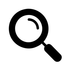 magnifying glass icon - obrazy, fototapety, plakaty